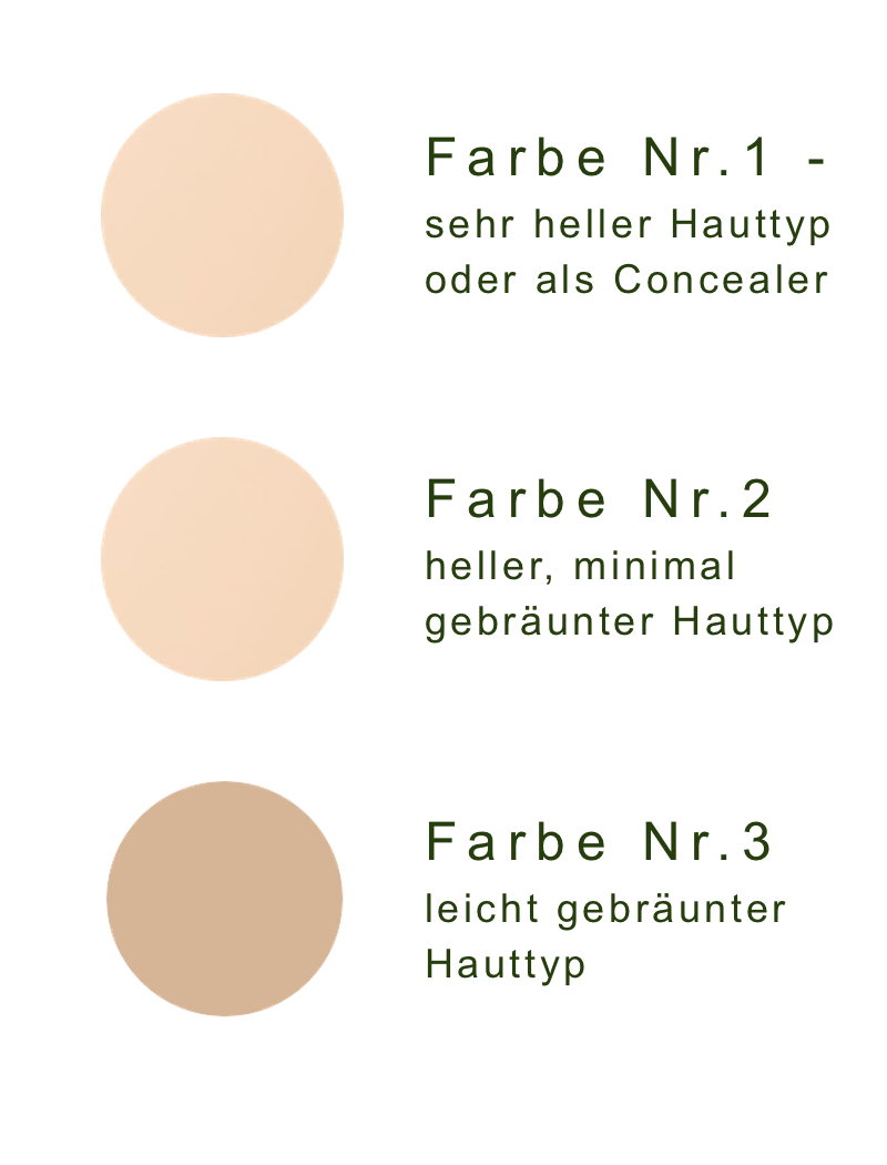 Organic Make-Up Fluid 30 ml - Farbe Nr. 1  inklusive Beautyblender